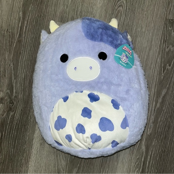 Squishmallows Other - NWT 16” Bubba the Cow Fuzzmallow Squishmallow